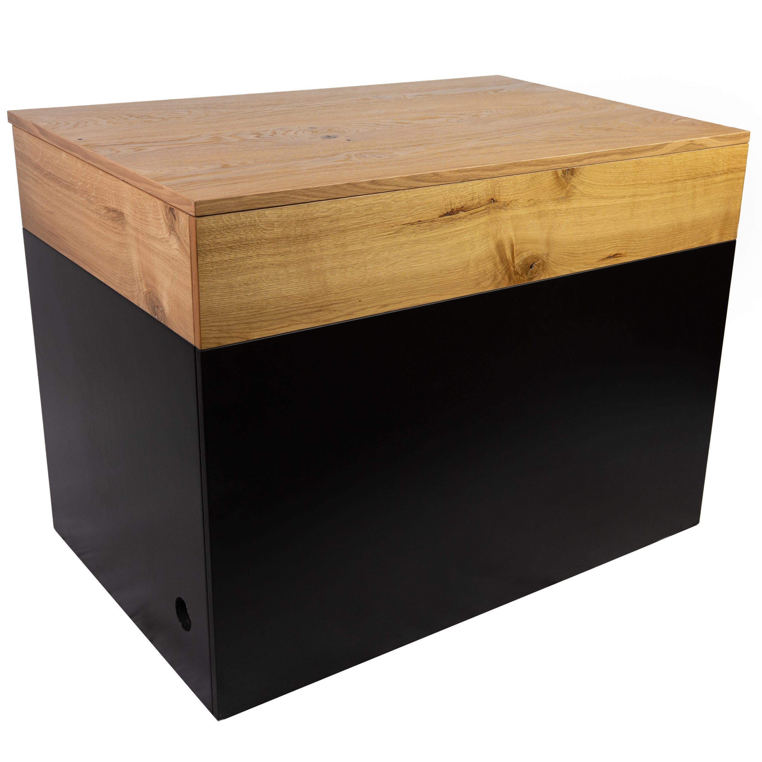 Buffetelement Alpin schwarz/Wildeiche 120