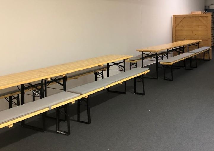 Festzeltbankbezug anthrazit