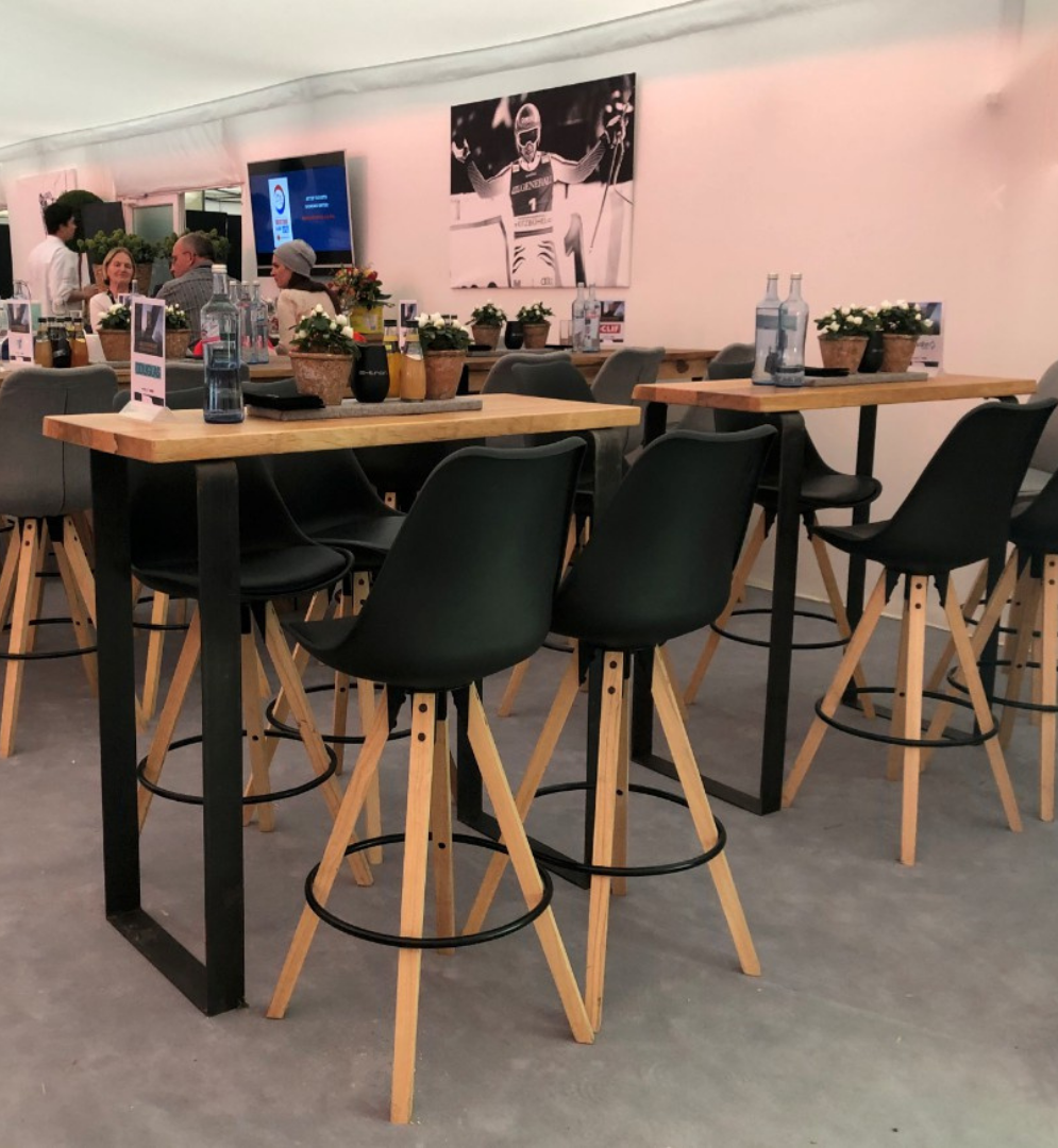 Hochtisch Alpin L 180 x B 90 x H 110 cm