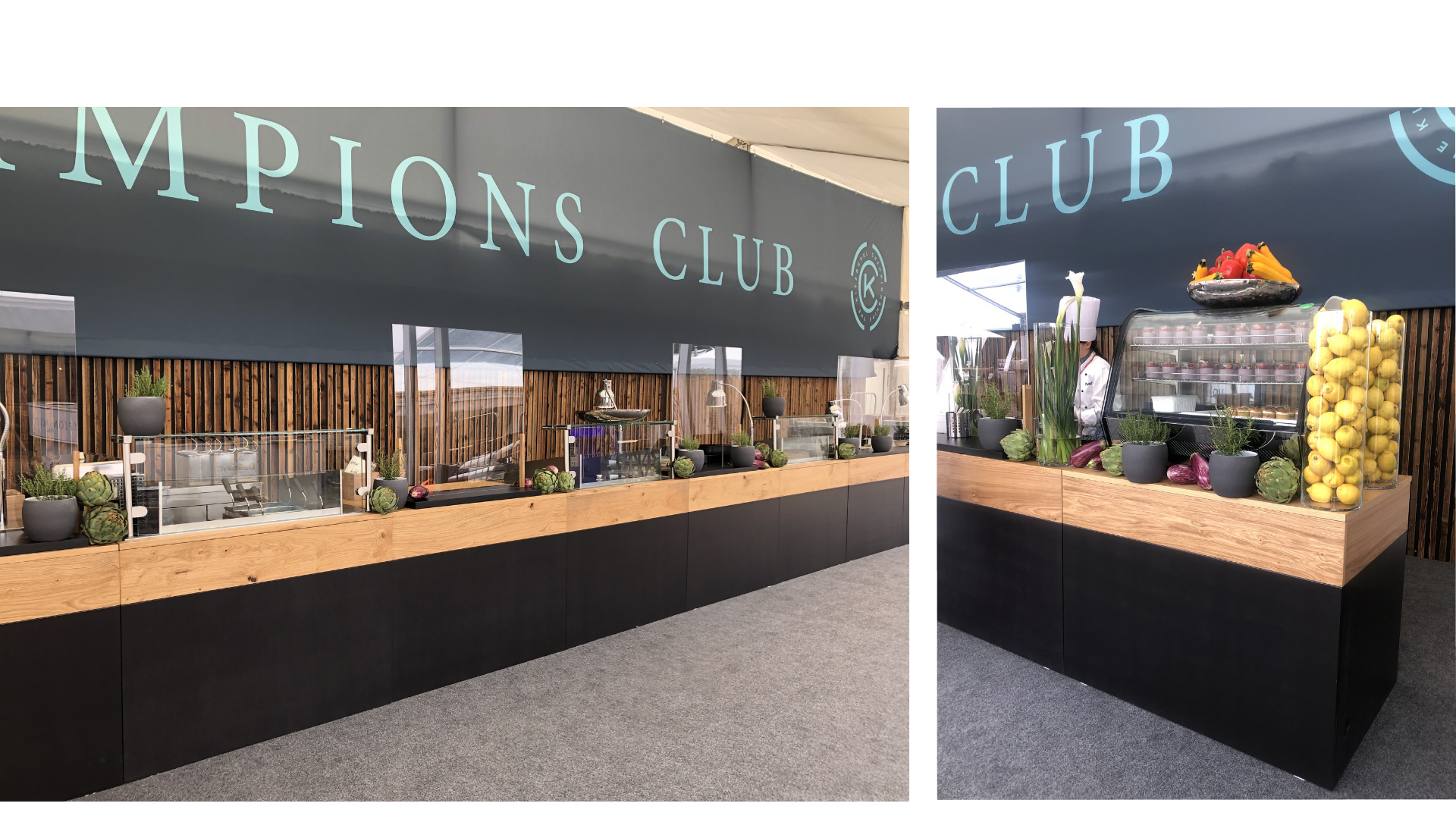 Buffetelement Alpin schwarz/Wildeiche 120