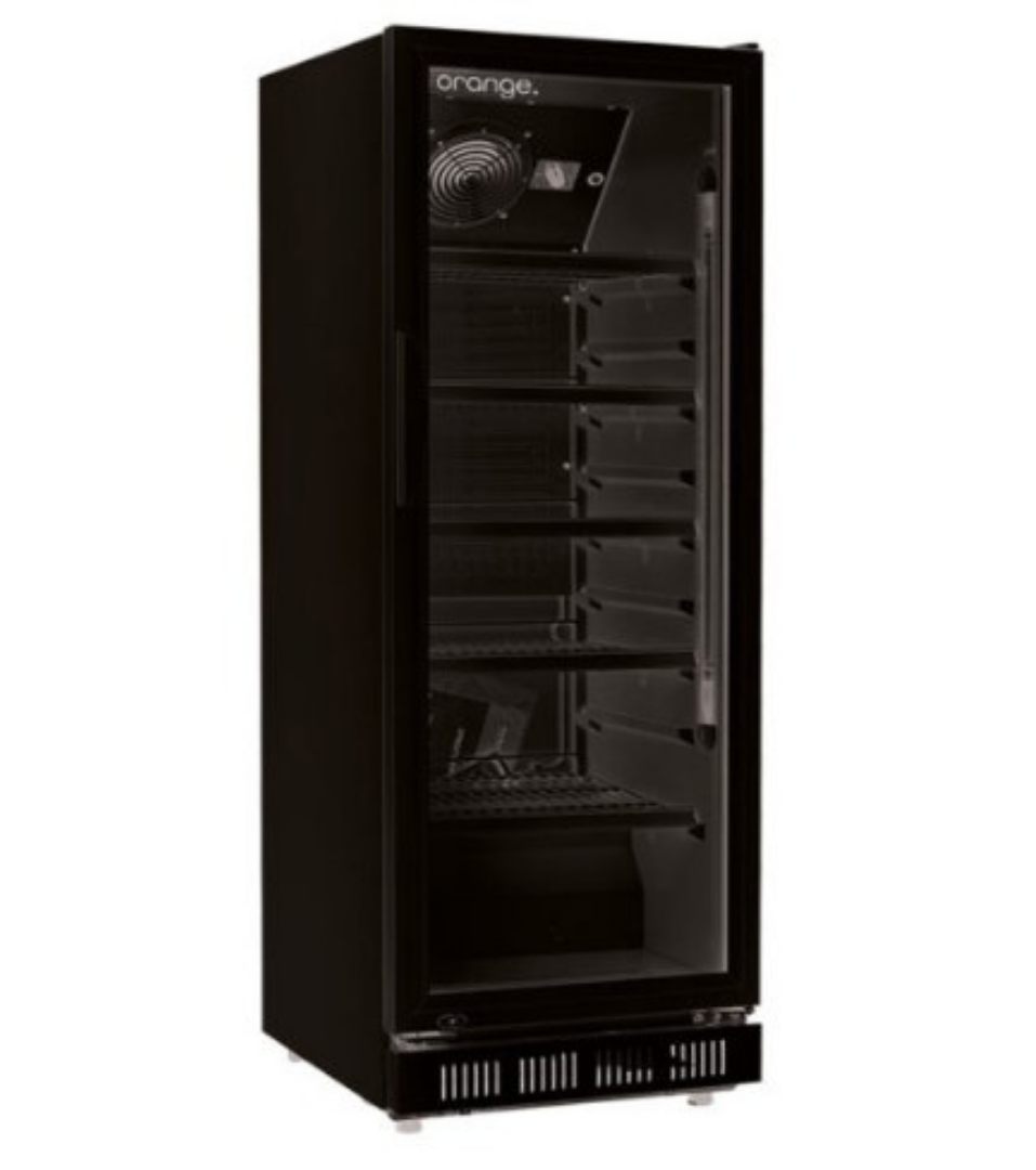 Flaschenkühlschrank mit Glastür 360 L