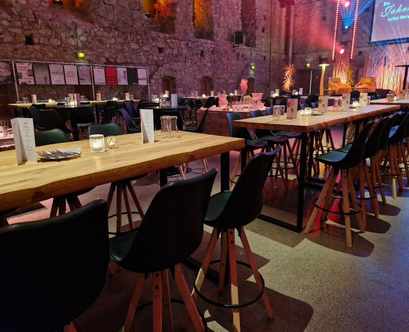 Hochtisch Alpin L 180 x B 90 x H 110 cm