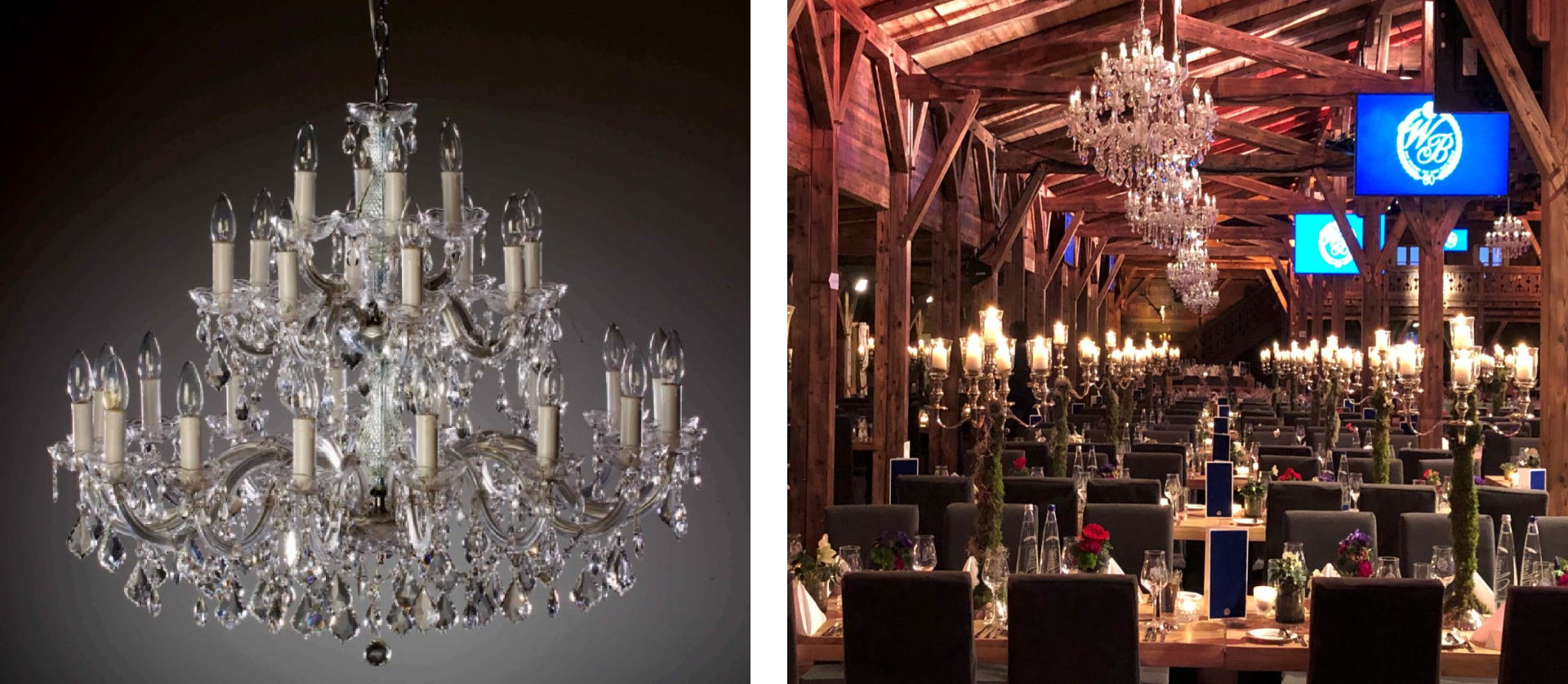 Kronleuchter 28armig