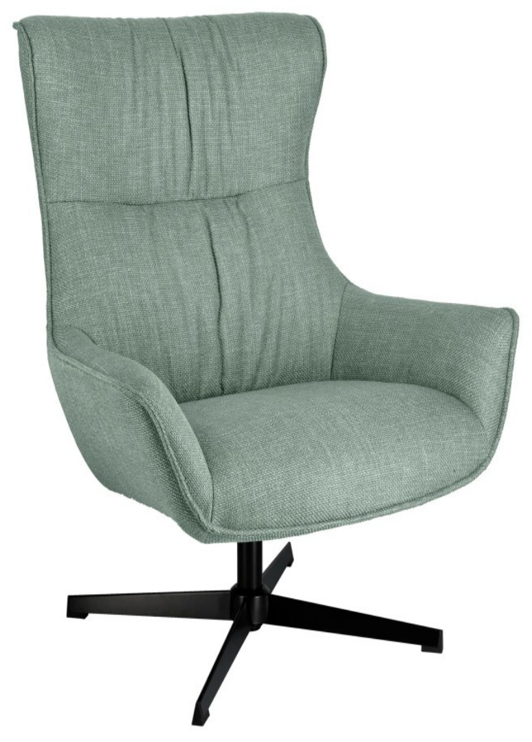 Ohrensessel Cortina, Sitz graublau, drehbar