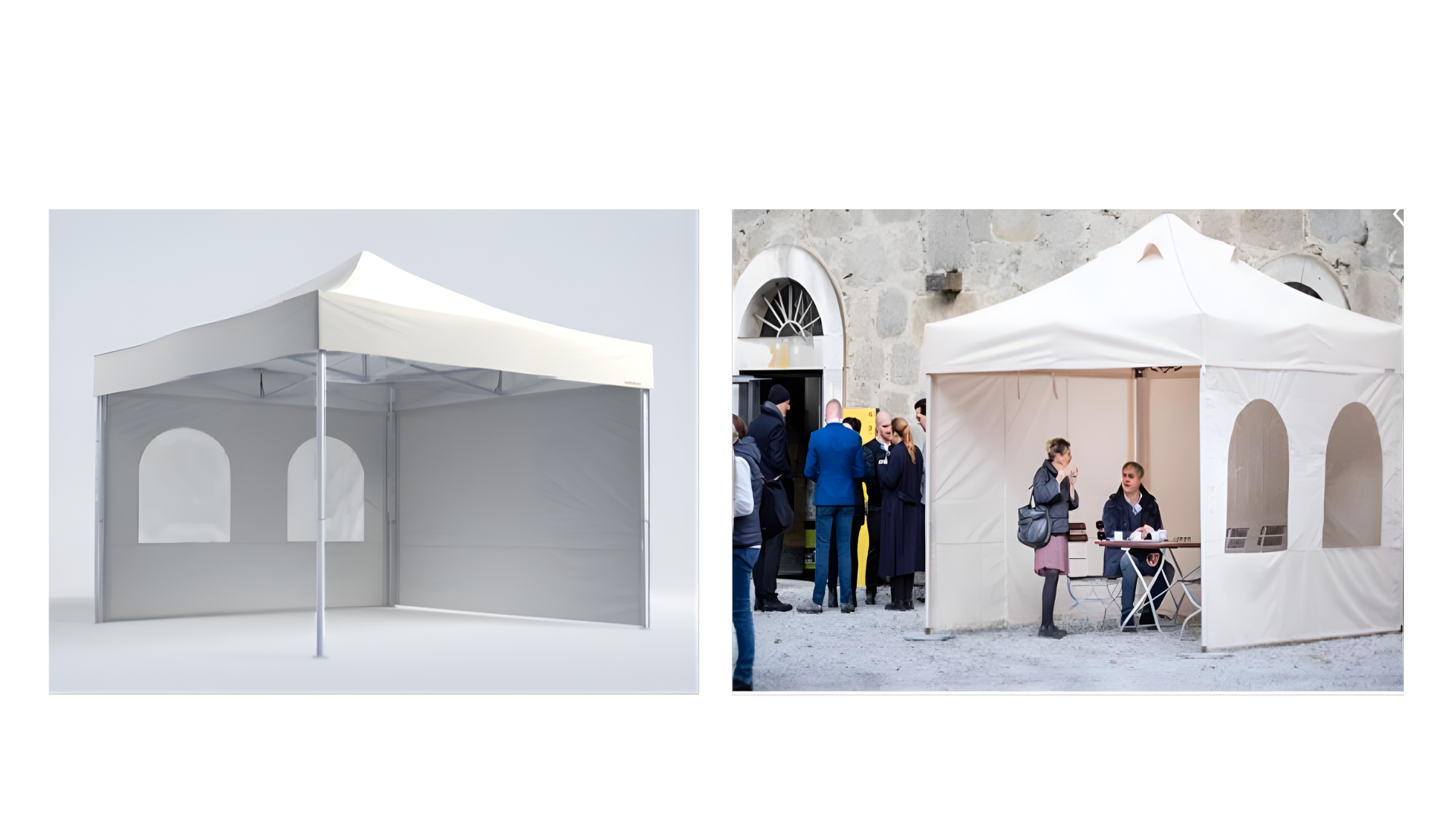 Mastertent Faltpavillion L 400 x B 400cm