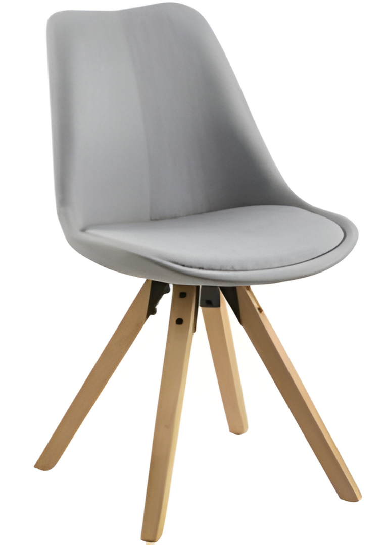 Stuhl Alpin, Webstoff grau