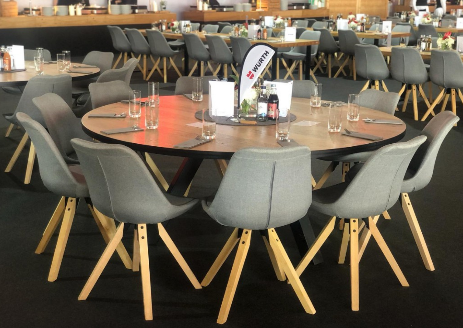 Tisch Montafone rund 180cm