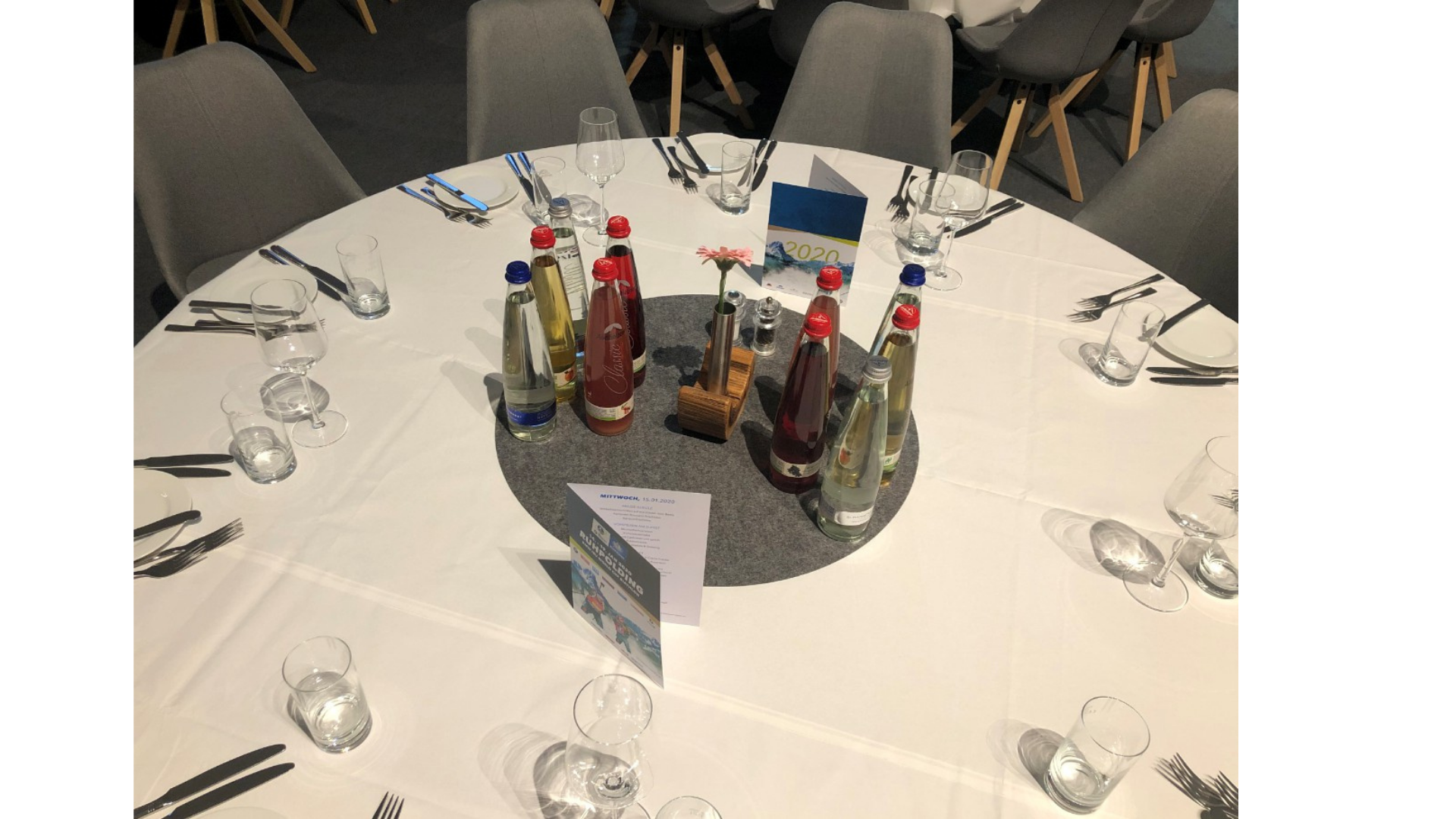 Tischronde Merinofilz  D 60 cm