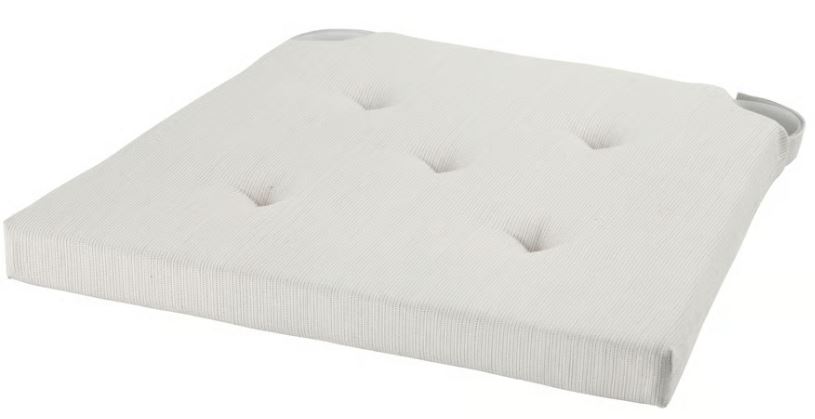 Sitzkissen München creme  L 35/42 x B 40 x H 4 cm